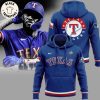 Texas Rangers MLB Champions World Baseball Blue Design 3D Hoodie