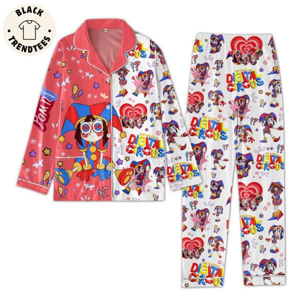 The Amazing Digital Circus Pink Design Pajamas Set