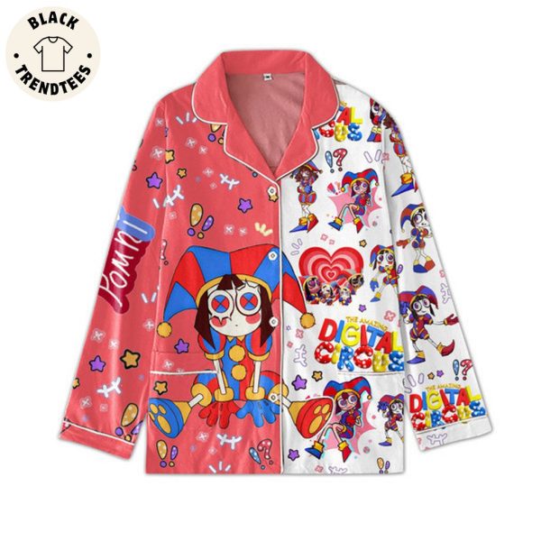 The Amazing Digital Circus Pink Design Pajamas Set