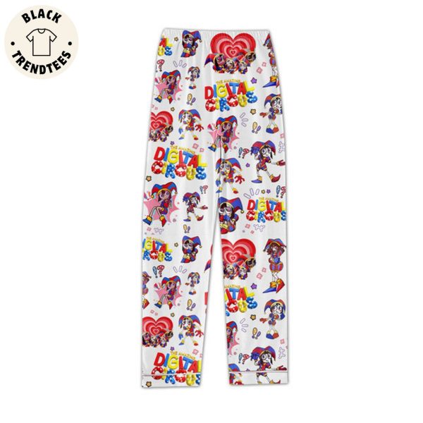 The Amazing Digital Circus Pink Design Pajamas Set