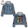 Scooby Doo Where Are You Design Hooded Denim Jacket