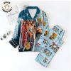 Break Friends Portrait Christmas Design Pajamas Set