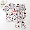 Alice Merry Christmas Wonderland Design Pajamas Set