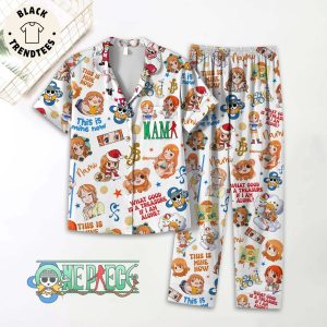 Thit Is Mine Now Nami White Design Pajamas Set