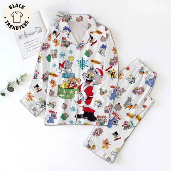 Tom And Jerry Christmas Design Pajamas Set