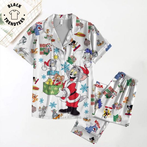 Tom And Jerry Christmas Design Pajamas Set