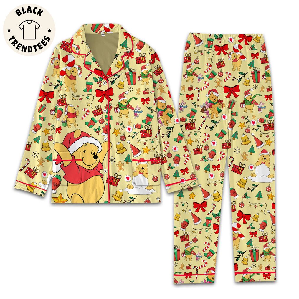 Winnie The Pooh Christmas Design Pajamas Set