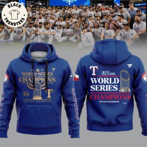 World Series Champions Logo Blue Design 3D Hoodie