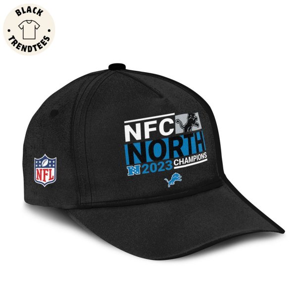 2023 NFC North It’s A Lock Black Nike Logo Design 3D Hoodie  Longpant Cap Set