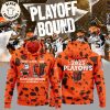 Cleveland Browns Playoffs Go Browns Mascot Black Design 3D Hoodie Longpant Cap Set