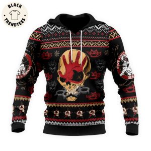 5FDP Skull Black Design 3D Sweater