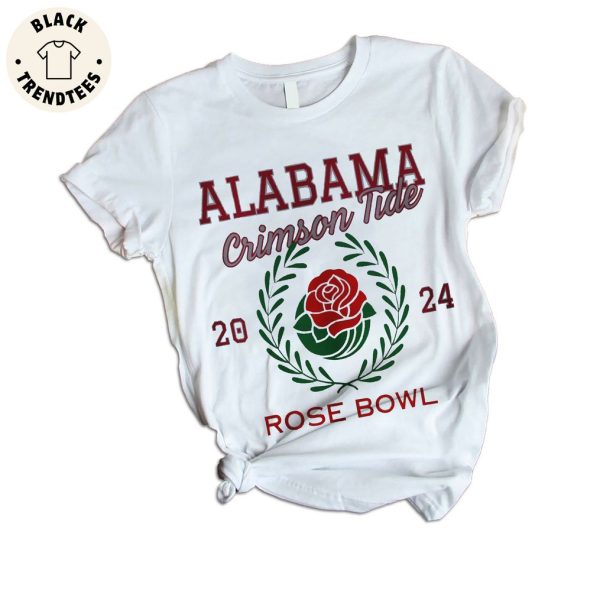 Albama Crimson Tide 2024 Rose Bowl White Design Pajamas Set