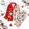 ASCE Christmas Yellow White Design Pajamas Set