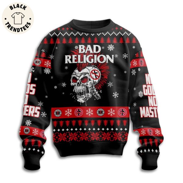 Bad Religion Skull Black Desgin 3D Sweater
