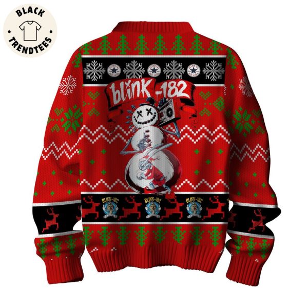 Blink -182 Red Design 3D Sweater