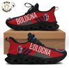 Bologna Running Red White Trim Design Max Soul Shoes