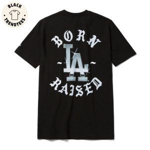 Born x Raised Dogers LA Logo Black Design 3D T-Shirt