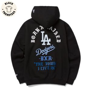 Born x Raised Dogers The Town I Live In Black Design 3D Hoodie