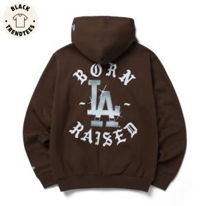 Born x Raised Dogers The Town I Live In Brown Design 3D Hoodie