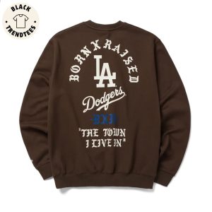 Born x Raised Dogers The Town I Live In Brown Design 3D Sweater