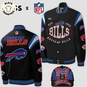 Buffalo Bills EST 1960 Black Design Baseball Jacket