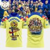 Campeon Club America Champions New Nike Yellow Design 3D T-Shirt