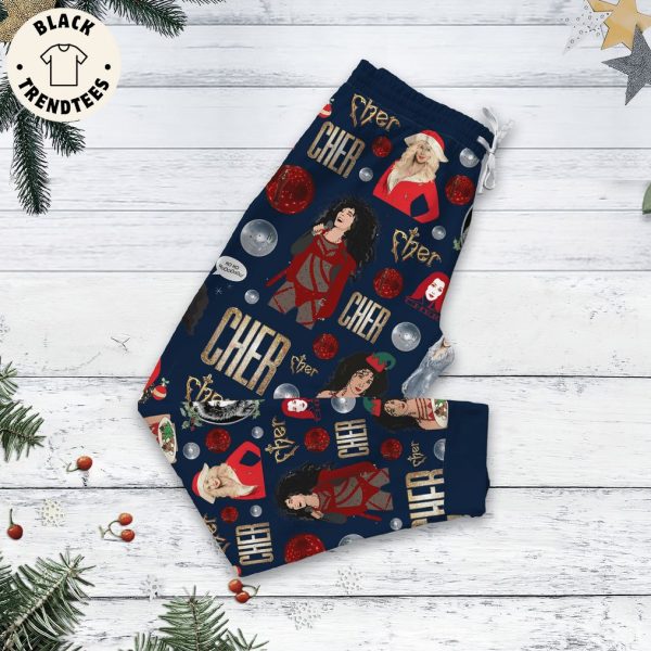 Cher The Joy Christmas Design Pajamas Set