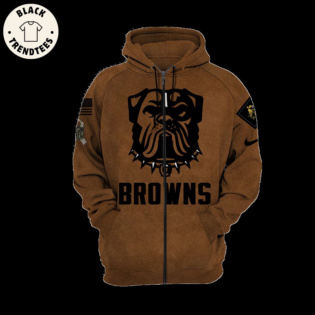 Cleveland Browns Pattern 3D Hoodie All Over Print Cool Cleveland