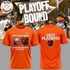 Cleveland Browns Playoff 2023 Go Browns NFL Logo Orange Design 3D T-Shirt