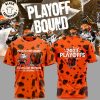 Cleveland Browns Playoff 2023 Go Browns NFL Logo Design Orange 3D T-Shirt