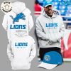 All Grit 90 Seasons Detroit Lions Football Blue Design 3D Hoodie  Longpant Cap Set