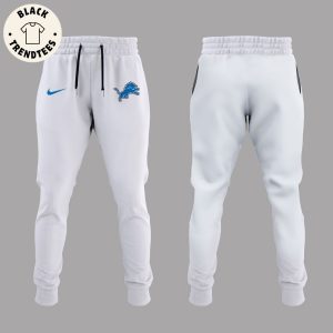 Coach Dan Campbell’s Nike Logo White Design 3D Hoodie  Longpant Cap Set