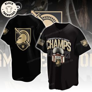 Commander In Chief’s Trophy Champs 2023 Black Design Baseball Jersey