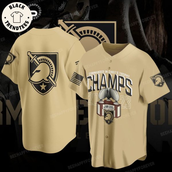 Commander In Chiefs Trophy Champs 2023 United States Military Academy Black Design Hoodie Longpant Cap Set