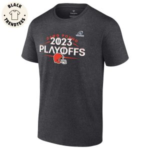 Dawg Pound 2023 Playoff Cleveland Browns Black Design 3D T-Shirt