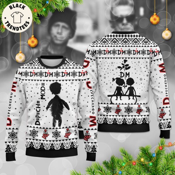 Depeche Mode White Christmas Design 3D Sweater