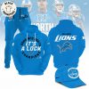 Detroit Lions 2023 NFC North Division Champions Black Nike Logo Design Hoodie Longpant Cap Set