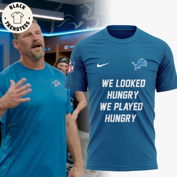 Detroit Lions Football Nike Mascot Blue Design 3D T-Shirt