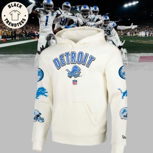Detroit Lions Football White Design 3D Hoodie