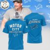 Detroit Lions Football We Looked Hungry We Played Hungry Blue Design 3D T-Shirt