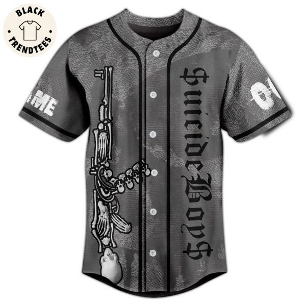 Don’t Let Them Bury Me Im Not Dead Design Baseball Jersey