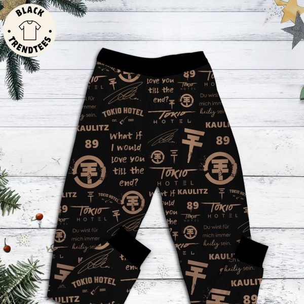 Durch Den Monsun Dann WRD Alles Gut Kaulitz Black Design Pajamas Set