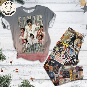 Elvis Coin Castle Design Pajamas Set