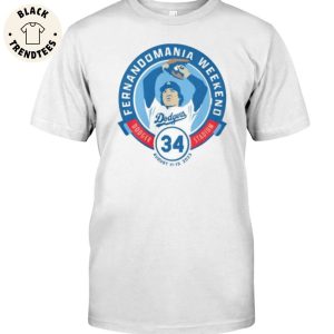 Fernandomania Weekend Dodger Stadium August 11 13 2023 White Design 3D T-Shirt