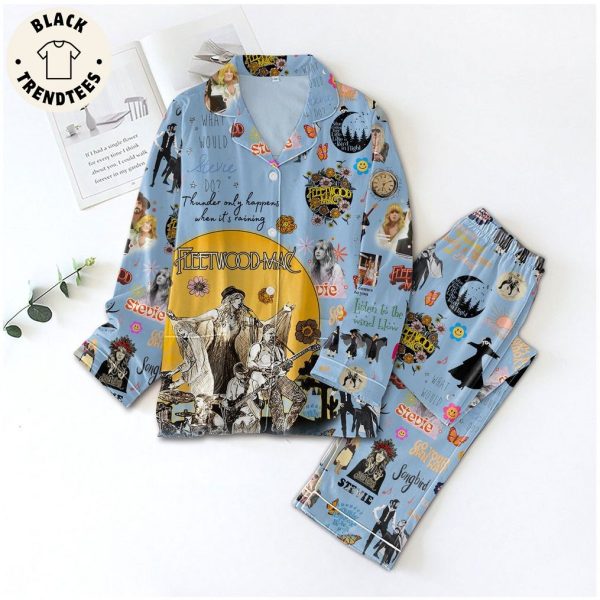 Fleetwoodmac Portrait Design Pajamas Set