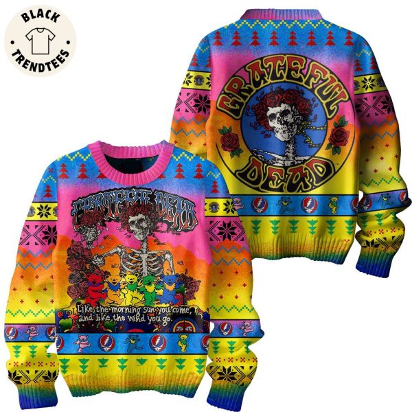 Grateful Dead Skull Design 3D Sweater