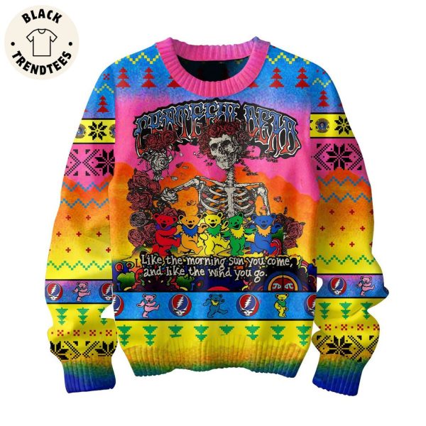 Grateful Dead Skull Design 3D Sweater