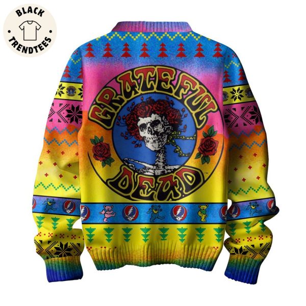 Grateful Dead Skull Design 3D Sweater