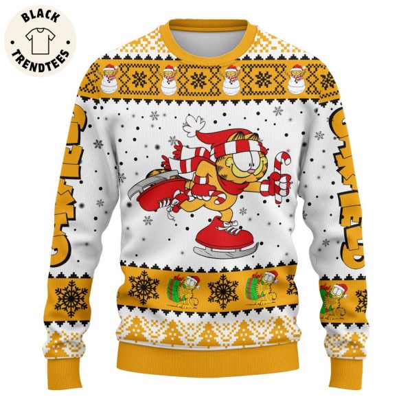 GTGF Christmas White Yellow Design 3D Sweater