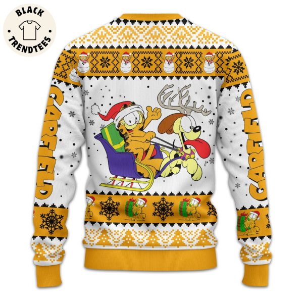 GTGF Christmas White Yellow Design 3D Sweater